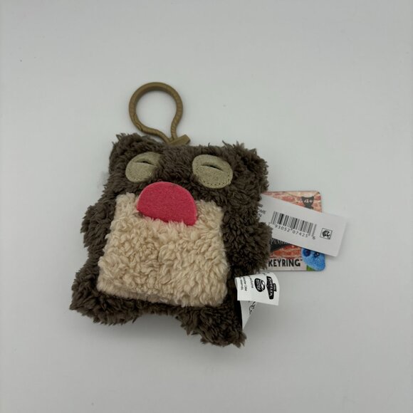 Fuggler Key Rings Series 5 Collectible 5" Monster Plush Keychain, Square Bear - Picture 2 of 3